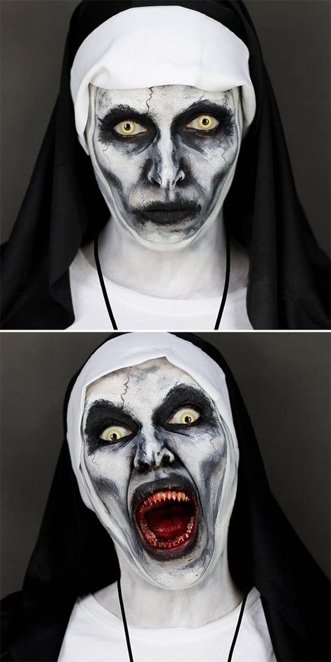 Scary Halloween Masks Diy, Diy Halloween Costumes Scary, Scary Halloween Ideas, Halloween Costumes Scary Horror, Scariest Halloween Costumes, Halloween Scary Costumes, Scary Halloween Costume Ideas, Haunt Makeup, Halloween Costume Scary