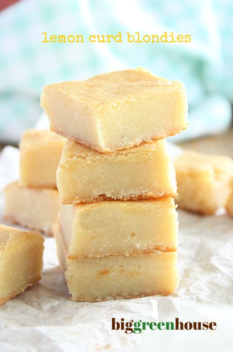 Baking With Lemon Curd, Lemon Curd Bars Recipe, Big Green House, Lemon Curd Dessert, Easy Lemon Curd, Simple Desserts, Lemon Recipe, Lemon Curd Recipe, House Simple