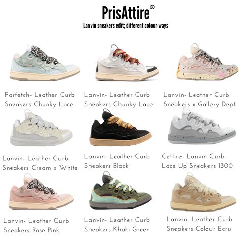 Lanvin Curb Sneakers, Instagram Planning, Lanvin Sneakers, Pretty Sneakers, Shoes Wallpaper, Wardrobe Fashion, Trendy Shoes Sneakers, Lanvin Shoes, Pretty Shoes Sneakers