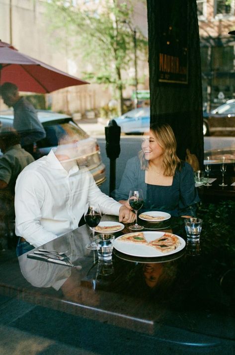 Italian Restaurant Engagement Photos | Jana Musselwhite Photography Italian Restaurant Engagement Photos, Restaurant Engagement Photos, Birmingham Wedding Venues, Engagement Session Posing, Birmingham Wedding, Family Photo Pose, Engagement Session Outfits, Film Wedding Photography, Engagement Photo Poses