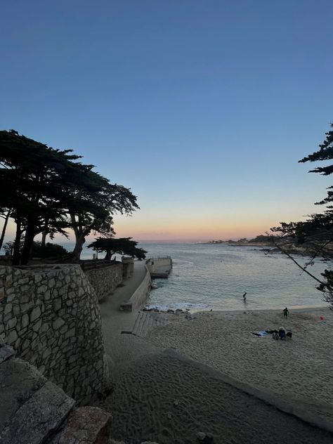 sunset at monterey beach Monterey Beach, Beach Vibe, Monterey, Cali, Summer Vibes, Camping, California, Nature