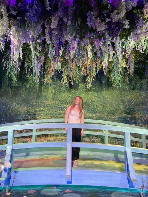 Monet Immersive Exhibition, Claude Monet Exhibition, Immersive Art Gallery, Monet Party Theme, Hair Instagram Story, Waterlily Painting, Breathing Art, Soft Photography, Picture Korean