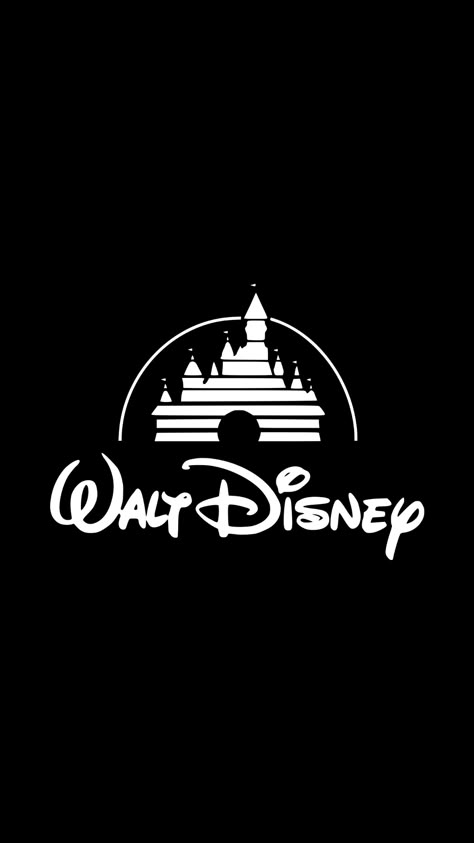 Disney Black Wallpaper, Desniy Wallpapers, Disney Logo Black And White, Black Wallpaper Mickey Mouse, Disneyland Black And White, Disney Symbols, Walt Disney Logo, Mickey Mouse Black Background, Mickey Mouse Background