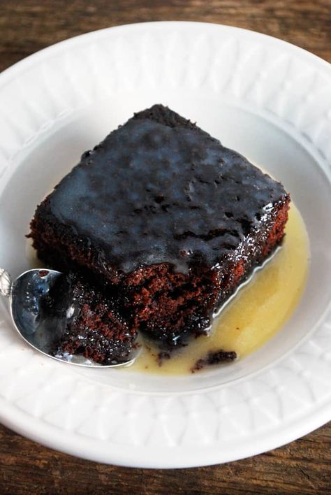 Chocolate Cake with Warm Butter Sauce - The most decadent dessert you never knew you needed! This rich butter sauce soaks into every inch of cake creating my favorite celebratory dessert. Full recipe at theliveinkitchen.com @liveinkitchen Cake Sauce Recipe, Cake And Sauce, Cake Sauce, Breakfast Dessert Recipes, Cakes From Scratch, Chocolate Sheet Cake, Red Cake, Cake Recipes From Scratch, Homemade Cake Recipes