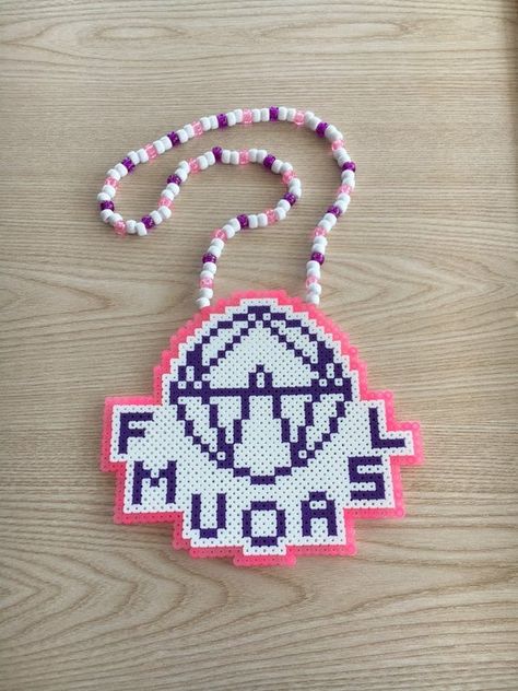 Alison Wonderland Original FMUOSL kandi Rave Candy, Kandi Perler, Perler Pattern, Alison Wonderland, Hama Beads Minecraft, Kandi Patterns, Origami Instructions, Diy Perler Beads, Melting Beads