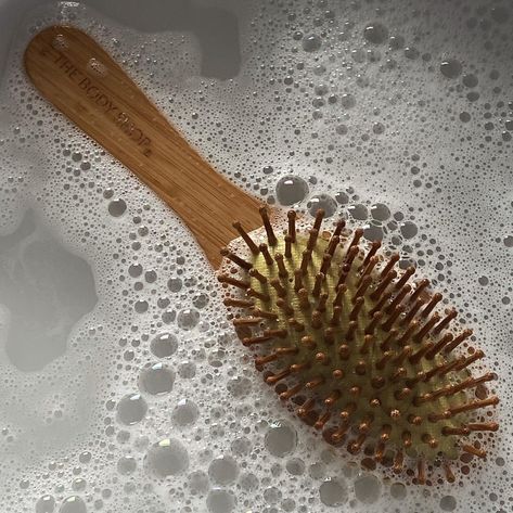 the bamboo brush by @thebodyshop is an essential for your hair care routine! it stimulates the scalp and gets rid of knots and tangles gently causing the least amount of breakage possible. the brush is also more sustainable than buying your average classic plastic brush as it lasts far longer and is more sustainable to create. the brush is easy to clean and dries quickly. UGC EXAMPLE #ugc #ugccreator #ugccommunity #ugcexample #ugccontent #ugccreators #hair #hairbrush #haircare #haircare... Hair Brush Cleaning, 2024 Energy, Bamboo Hair Brush, Bamboo Brush, Shampoo Brush, Care Hair, Birthday Wishlist, Washing Hair, Hair Care Routine