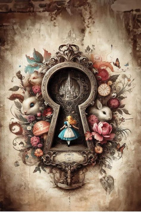 Wonderland Wall Art, Alice In Wonderland Looking Glass Mirror, Alice In Wonderland Screensaver, Evil Alice In Wonderland Tattoo, Dnd Alice In Wonderland, Alice In Wonderland Pictures, Alice In Wonderland Artwork, Dark Alice In Wonderland, Alice In Wonderland Drawings