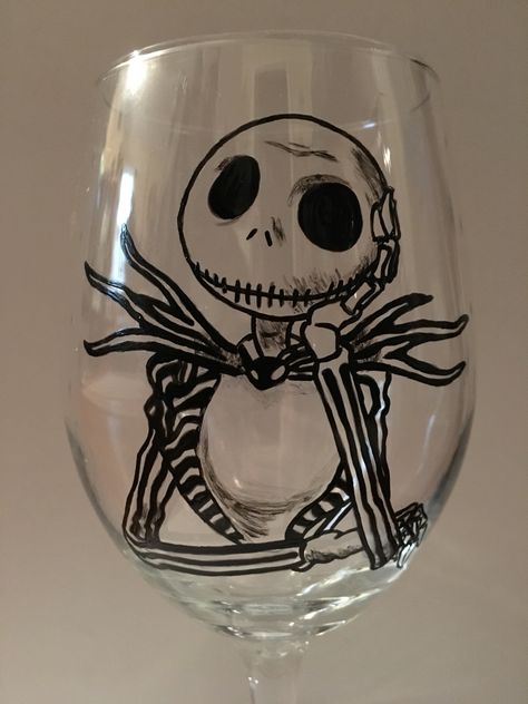 Halloween Glass Painting, Painted Dishwasher, Breaking Bad Art, Halloween Arts, Nightmare Before Christmas Drawings, Halloween Board, Ghost Gifts, Painted Glassware, Cartoon Eyes Drawing