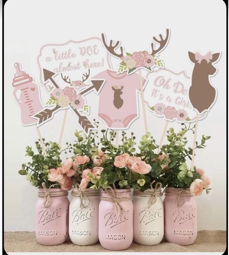 Woodland Baby Shower Girl, Deer Baby Shower Girl, Woodland Party Favors, Deer Birthday Party, Girl Woodland Baby Shower, Deer Party, Woodland Theme Baby, Woodland Baby Shower Decorations, Country Baby Shower