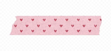 Pink Washi Tape Png, Washi Tape Png, Tape Png, Pink Heart, Washi Tape, Pastel Pink, Washi, Pink