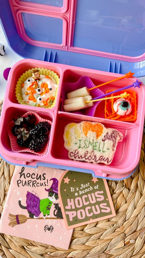 Lunchbox Ideas For School, Healthy Lunchbox Ideas For Kids, Bento Box Ideas For Kids, Kid Meal Ideas, Halloween Bento, Meals For Toddlers, Healthy Lunchbox Ideas, Kids School Lunches, Easy Lunch Box Recipes