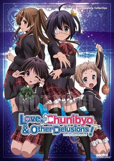 Love, Chunibyo and other Delusions Love Chunibyo And Other Delusions, Rikka And Yuuta, Love Chunibyo, Supernatural Theme, Anime Dubbed, Anime Dvd, Monogatari Series, Animes To Watch, Anime Watch