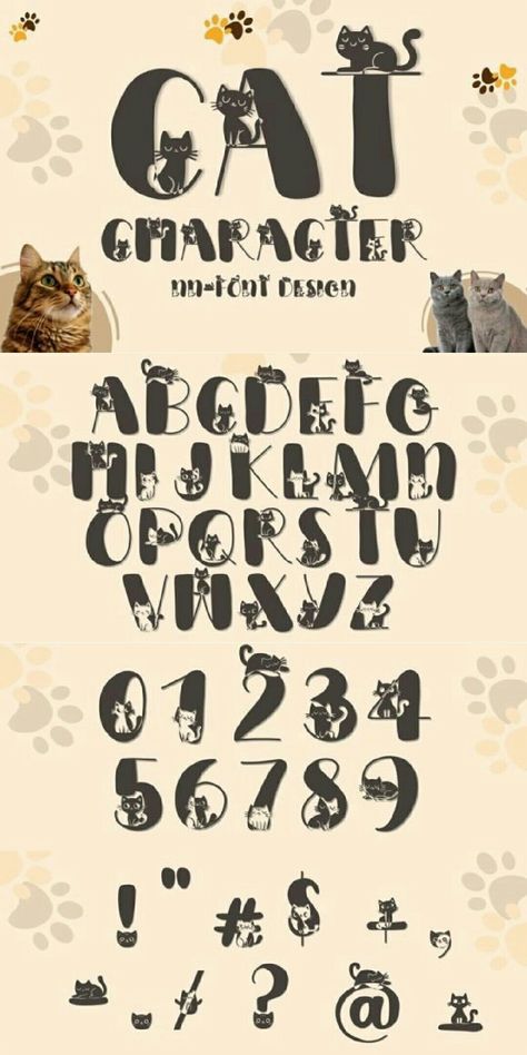 Experience the delight of “Cat Character” font, an enchanting and playful typeface perfect for cat lovers and creative ventures. With each alphabet playfully fused with cute cat silhouettes, your messaging gains a lively, whimsical charm. This font pairs neat lines with feline-inspired designs for a unique, captivating look. Ideal for crafting pet store logos, fun book covers, or heartwarming greeting cards, “Cat Character” infuses your projects with an irresistible, cozy cat appeal. Typography Zine, Pretty References, Playful Typeface, Cat Font, Cat Alphabet, Decorative Fonts, Western Font, Alphabet Font, Antique Booth