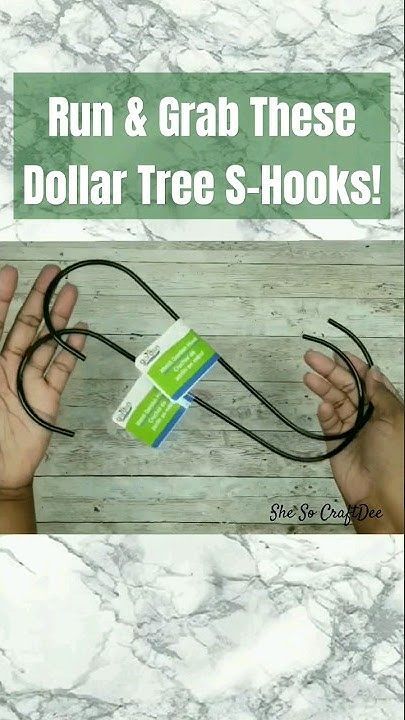 ��🔥 Grab Some Dollar Tree S-Hooks for This DIY Idea #dollartreediy #shesocraftdee #shorts Diy Manly Decor, Dollar Tree Birthday Gifts Diy Crafts, Dollar Tree Chalkboard Ideas, Diy Dollar Tree Gifts For Him, Dollar Tree Bookends, Dollar Tree Mailbox Diy, Small Farmhouse Bathroom Decor Ideas, Dollar Tree Rv Hacks, Dollar Tree High End Diy