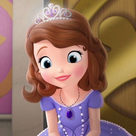 Sofia Amulet, Sofia The First Cartoon, Enfj Personality, Disney Princess Sofia, Princess Sofia The First, Nostalgia Aesthetic, Disney Wiki, Childhood Tv Shows, Purple Girls