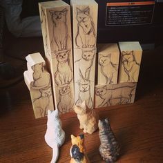 Whittling Projects, Simple Wood Carving, Wood Carving Designs, Wood Carving Patterns, Carving Designs, Wood Carving Art, Wooden Animals, Wooden Art, Wooden Crafts