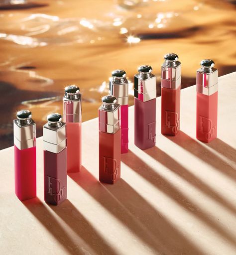 Dioriviera make-up collection: Dior make-up for summer | DIOR Dior Lip Tint, Labial Dior, Dior Addict Lip Tint, Hydrating Makeup, Dior Addict Lip Glow, Eye Palettes, Dior Addict Lip, Bare Lip, Lip Cosmetics