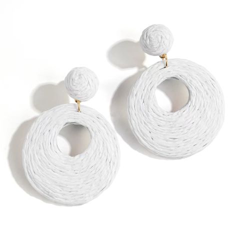 Rattan Jewelry, Raffia Earrings, Rattan Earrings, Amazon Jewelry, Summer Earrings, Daily Jewelry, Pearl Choker Necklace, Summer Earring, Earrings Cute