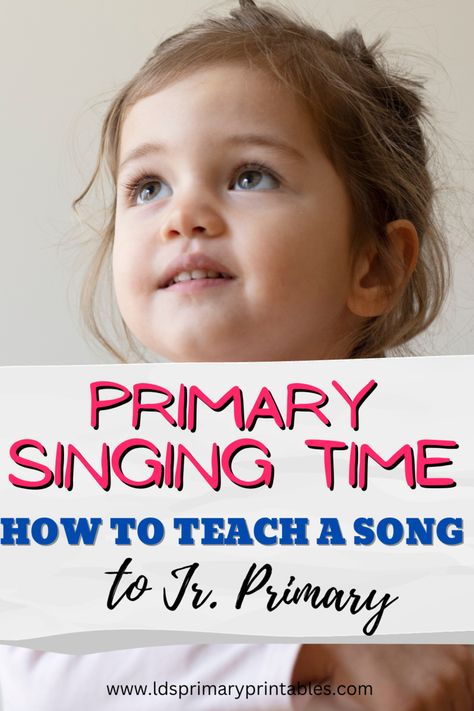 Primary Opening Exercises Assignments, How To Teach A New Song In Primary, Music Leader Primary, Junior Primary Singing Time, Jr Primary Singing Time Ideas, Primary Music 2023, Conference Activities, Lds Primary Songs, Lds Music