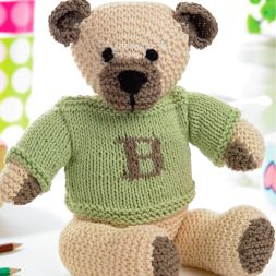 Knit Teddy Bear Sweater Pattern Free, Crochet Jumper Pattern, Heart Jumper, Teddy Bear Patterns Free, Teddy Bear Knitting Pattern, Animal Knitting, Diy Teddy Bear, Knitted Christmas Jumpers, Teddy Bear Sweater