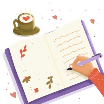 Cartoon Writing, Writing Cartoons, Milk Png, Notebook Illustration, Writing Clipart, Writing Illustration, Visual Summary, Cartoon Notebook, Woman Writing