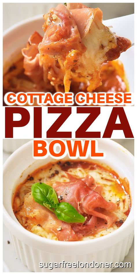 High in protein and low in carbs, cottage cheese pizza bowls are a delicious and quick solution to pizza cravings. Enjoy these cottage cheese bowls your favorite pizza toppings! This easy pizza bowl recipe is suitable for a low carb diet or a keto diet, because one serving contains over 21g protein and only 6.5g net carbs. Learn how to make this crustless pizza dip in the oven and in the microwave in only 1 minute. Keto Cottage Cheese Pizza Bowl, Keto Pizza Bowl With Cottage Cheese, Pizza Bowl With Cottage Cheese, Cottage Cheese Pizza Bowl Recipes, Pizza Bowls Low Carb, Low Carb Pizza Bowl, Keto Pizza Bowl, Optavia Transition, Keto Cottage Cheese Recipes