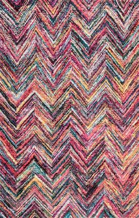 Rugs USA Multi Albina Vibrant Chevron rug - Bohemian Rectangle 8' x 10' Zig Zag Rug, Chevron Rug, Polypropylene Rug, Chevron Rugs, Pink Jewels, Shag Rugs, Surya Rugs, Grey Chevron, Pink Area Rug