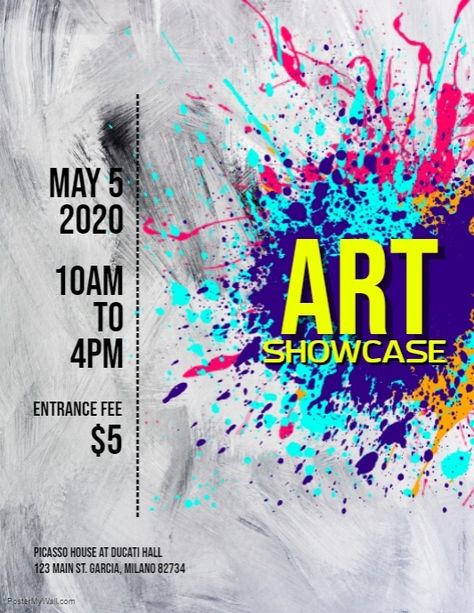 Art Show Invitation Design, Art Workshop Invitation, Art Fair Poster Design, Art Exhibition Poster Design Ideas, Art Workshop Poster, Art Show Poster, Workshop Poster, Geometry In Nature, Art Showcase