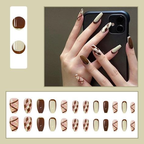 Fake Toenails, Nagel Tips, Fake Nails With Glue, Ballerina Nails, Diy Nail Art, Nail Patterns, Stick On Nails, Nail Art Hacks, False Nail