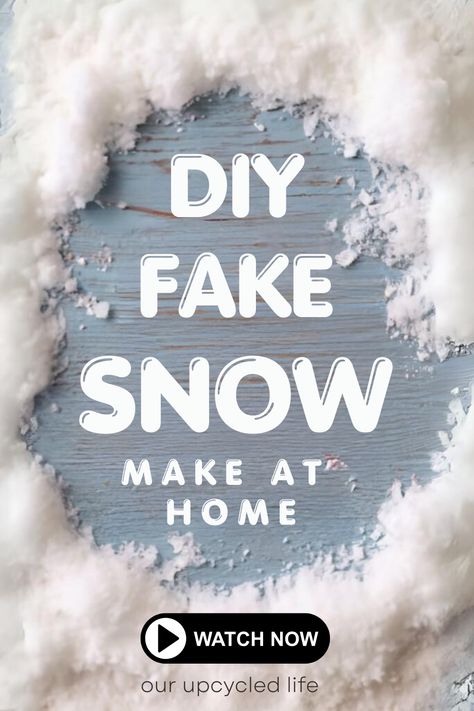 Learn how to make budget-friendly fake snow for all your winter craft projects! This easy DIY tutorial shows you how to create realistic, fluffy snow using simple, affordable materials. Perfect for holiday decorating, sensory play, or adding a wintery touch to your home. Watch the full video for step-by-step instructions and start crafting your winter wonderland today! Fake Snow, Winter Craft, How To Make Snow, Winter Crafts, Holiday Decorating, Step By Step Instructions, Winter Wonderland, Budget Friendly, Easy Diy