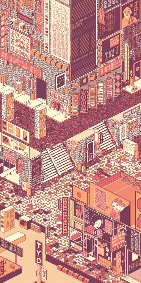 Isometric Pixel Art, Isometric Pixel, Pixel City, Isometric Map, Isometric Art, Isometric Design, Isometric Illustration, City Illustration, Fantasy City