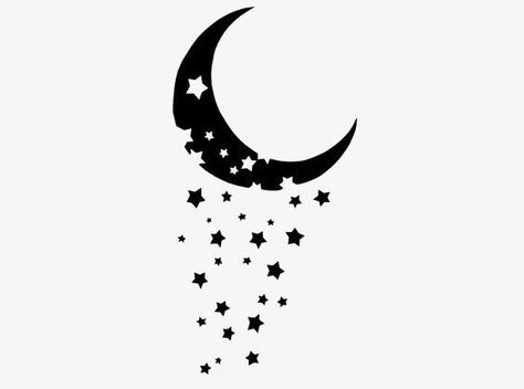 Moon And Stars Tattoo, Tattoos Moon, Moon Star Tattoo, Black And White Moon, Moon Sun Tattoo, Sun Tattoo Designs, Stars Tattoo, Tattoos Infinity, Moon Tattoos