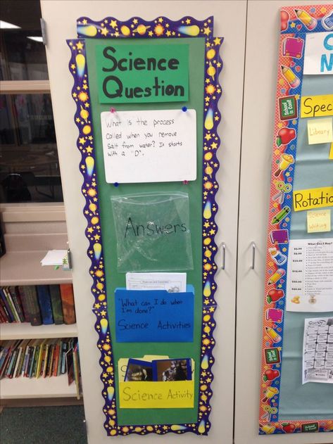 Science Extension Activities, Science Writing Prompts, High School Science Classroom, Fifth Grade Science, Science Display, Question Of The Week, Sixth Grade Science, Science Room, Science Questions