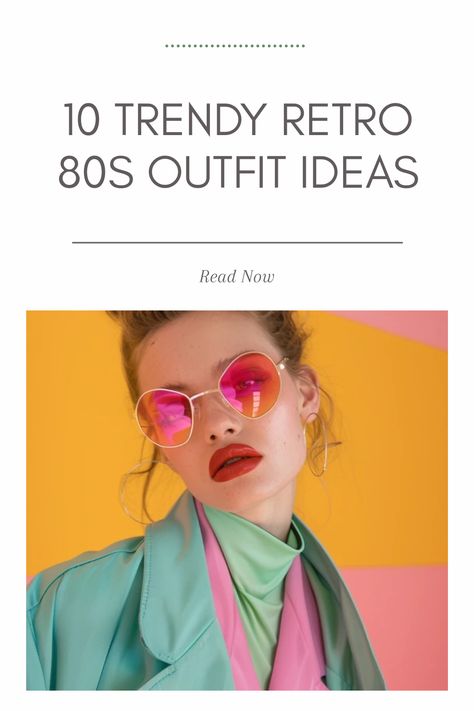 Incredible collection of 10 trendy retro 80s outfit ideas perfect for themed parties or spicing up your wardrobe, featuring bold colors and vintage vibes. Retro Spirit Week Outfits, Women’s 80s Outfit Ideas, 80’s Aesthetic Outfits, Retro Theme Party Outfit, 1980 Fashion Trends, 80s Costume Ideas For Women, Funky Fashion Outfits, 80s Preppy Fashion, Retro 80s Outfits