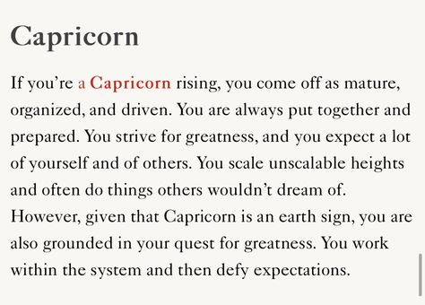 Cap Rising Aesthetic, Rising In Capricorn, Capricorn Rising Woman, Capricorn Rising Appearance, Capricorn Rising Aesthetic, Capricorn Stellium, Rising Capricorn, Capricorn Rising Sign, Cap Rising