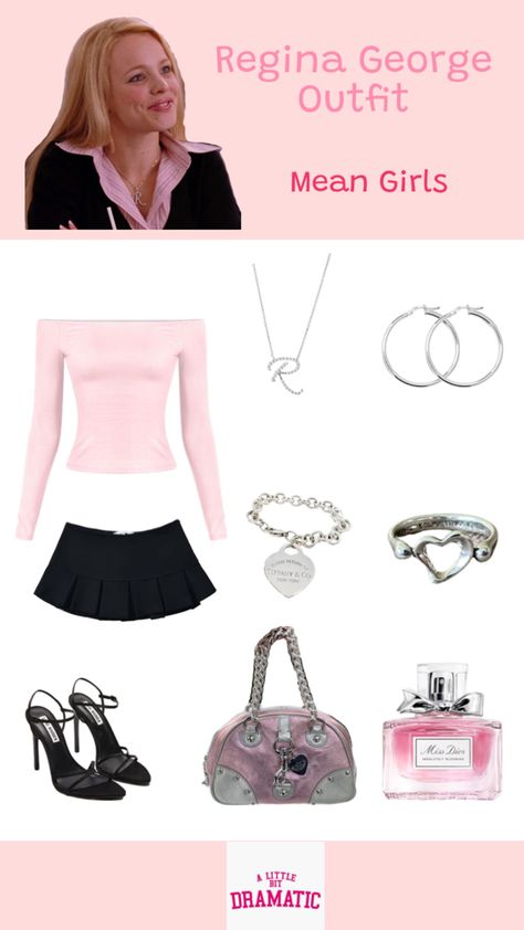 Outfit,pink,mean girls, Regina George,2000s Regina George Fashion, Regina George Inspired Outfits, Regina George Outfit Inspiration, Regina George Outfit, Regina George Aesthetic, Dreamcore Aesthetic, Style Bundle, Regina George, Trashy Y2k