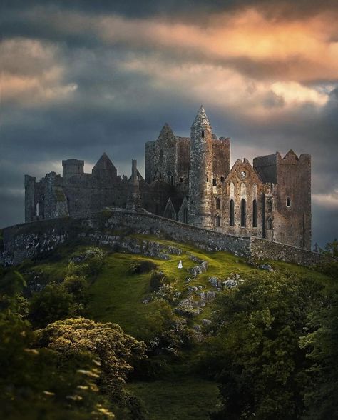 Globetrotter on Twitter: "Rock of Cashel, Ireland 🇮🇪 https://t.co/1f4gQNN4uW" / Twitter Cashel Ireland, Rock Of Cashel, Ireland Pictures, Dark Hedges, Dp Photos, Visit Ireland, Fantasy Places, Beautiful Castles, Landscape Pictures