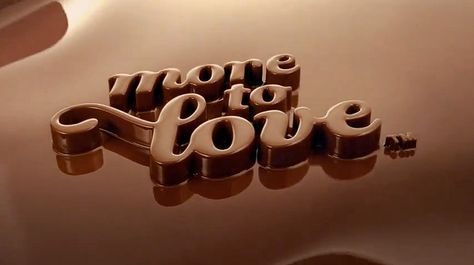 //\ Chocolate Typography, Jessica Hische Typography, Chocolate Letters, Mr Cup, Jessica Hische, Dove Chocolate, 3d Type, Chinese Typography, Type Inspiration