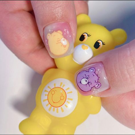 Round Nails Pink, Simple Round Nails, Korea Nail, Paint Nail, Nails 2017, Bears Nails, Manicure Inspiration, Pretty Gel Nails, Cute Gel Nails