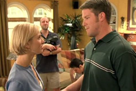 Brett Favre - There's Something About Mary Something About Mary, There's Something About Mary, Brett Favre, Vhs Movie, Drive In Movie, Cameron Diaz, Film Quotes, Bob Haircut, Cut My Hair