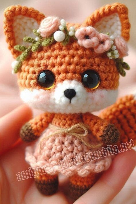 Birthday Crochet Patterns Free, Easy Crochet Birthday Gift, Fox Sewing Pattern Free, Amigurumi Fox Free Pattern, Crochet Fox Pattern Free Amigurumi, Crocheted Animals Free Patterns, Fox Amigurumi Free Pattern, Crochet Fox Pattern Free, Kids Easy Crafts