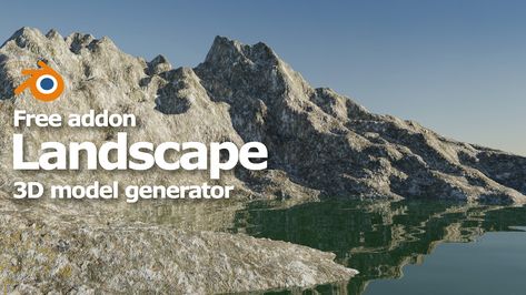 Share a way to use free Blender addon for making Landscape 3D model within few seconds. Hope this helps. #blender #Blender3d #cgian watch here, https://cgian.com/2023/05/blender-3d-landscape-addon Blender 3d Landscape, Blender Landscape, How To Use Blender, 3d Landscape, Blender Tutorial, Blender 3d, Natural Environment, 3d Design, Design