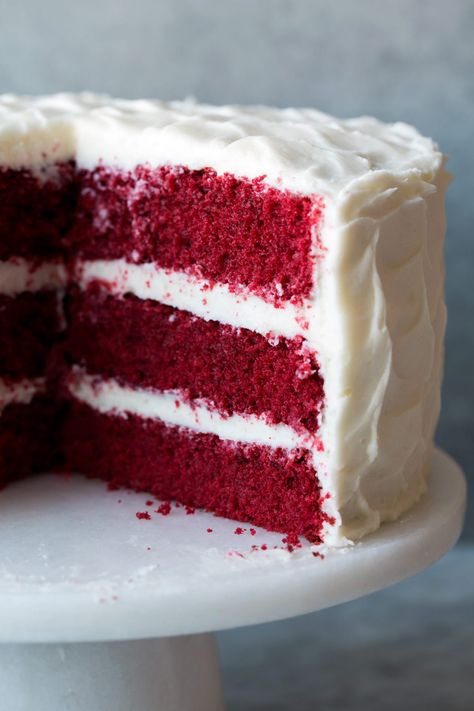 Red Velvet Box Cake, Red Velvet Cake Frosting, Lego Torte, Cakes Without Butter, Best Red Velvet Cake, Box Cake Recipes, Powdered Food Coloring, Bolo Red Velvet, Red Velvet Cupcake