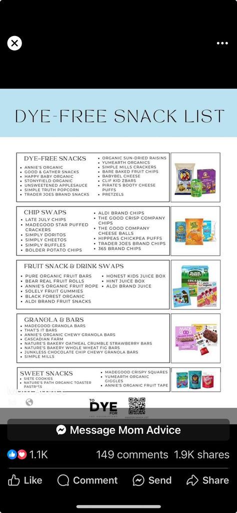 Dye Free Kid Snacks, Dye Free Snacks For Kids, Red Dye 40 Free Foods For Kids, Dye Free Foods For Kids, Baked Fruit Chips, Dye Free Snacks, Dye Free Foods, Red Dye 40, Foods For Kids