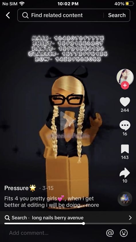 Black Codes For Berry Ave, Life Together Outfit Codes Baddie, Brookhaven Outfit Codes Baddie, Baddie Outfit Codes Bloxburg, Black Outfit Codes Berry Ave, Baddie Outfits Ideas Roblox Id, Bloxburg Black Girls Outfit Codes, Baddie Outfits Ideas Berry Ave Codes, Berry Avenue Realistic Outfit Codes