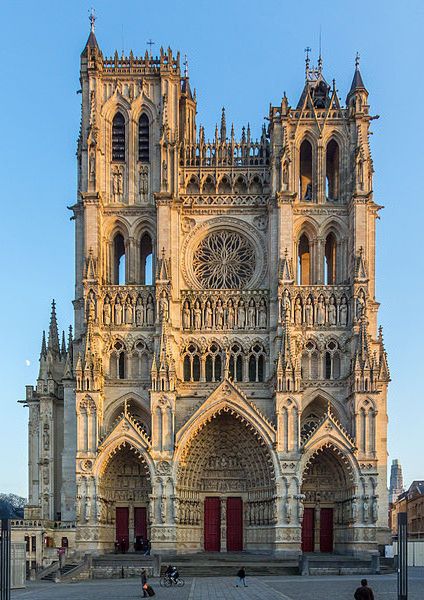 How to read French gothic cathedrals: secrets set in stone - www.MyFrenchLife.org French Gothic Architecture, French Cathedrals, Reims Cathedral, Cathédrale Notre-dame, Gothic Cathedrals, Cathedral Architecture, Gothic Cathedral, Gothic Church, Sacred Architecture