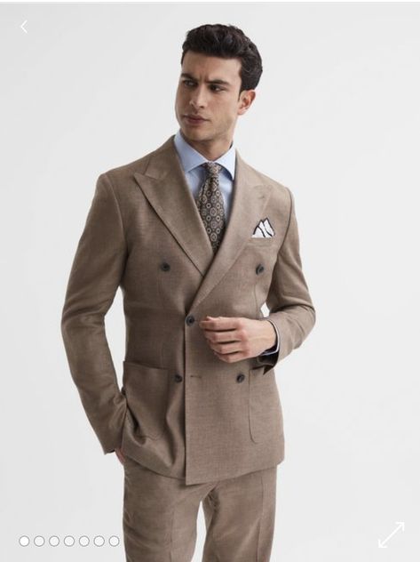 Double Breasted Suit Men, Wedding Guest Suits, Ralph Lauren Suits, Classy Suits, Dress Suits For Men, Suits Clothing, Brown Suits, Wedding Suits Men, Of Model