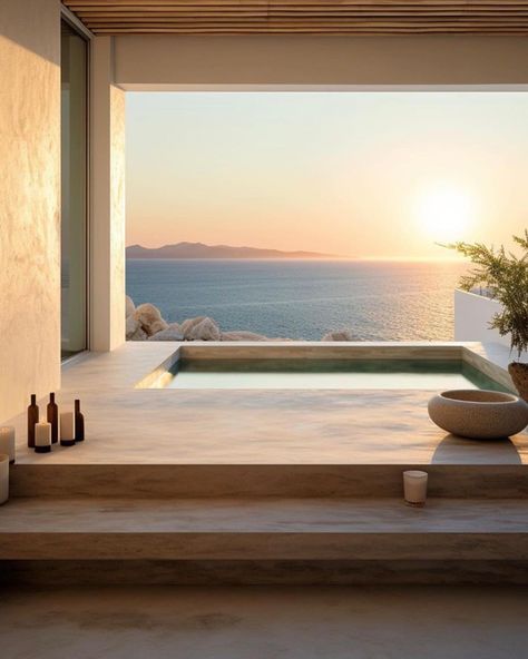 48 hours left see... - 48 hours left see some issues why? Coastal Home Design, Home Design Minimalist, Music House, Patio Pergola, Contemporary Villa, Minimalist Beauty, Pure Form, Mykonos Greece, Mediterranean Homes