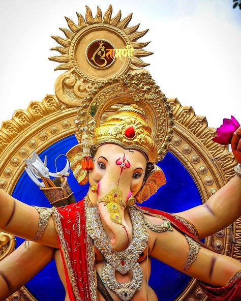 Chinchpokli cha Chintamani 2023🙏🏻❤️ Chintamani Ganpati 2024, Chintamani Ganpati Hd Wallpaper, Chintamani Ganpati, Lord Vinayaka, Hanuman Live Wallpaper, Ganpati Murti, Ganpati Decoration Theme, Bappa Photo, Photos Of Ganesha