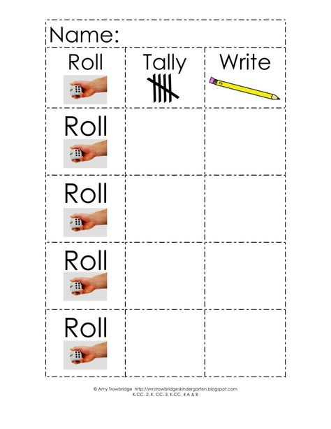 Tally Worksheets, Tally Marks Kindergarten, Math Number Sense, Tally Marks, Numbers Kindergarten, Worksheets For Kindergarten, Prek Math, Kindergarten Worksheets Printable, Early Math